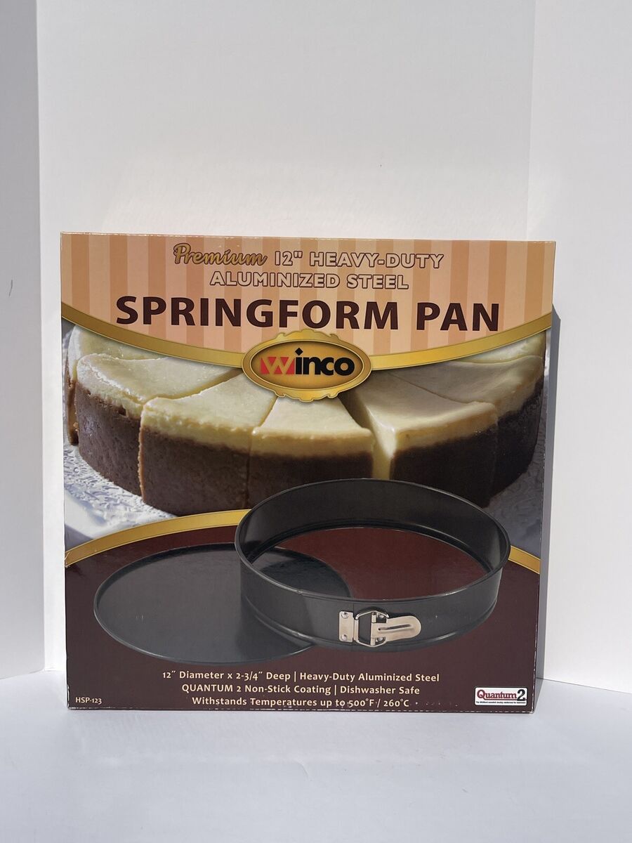 Brand New In Box Winco 12-Inch Springform Cake Pan with Removable Bottom.