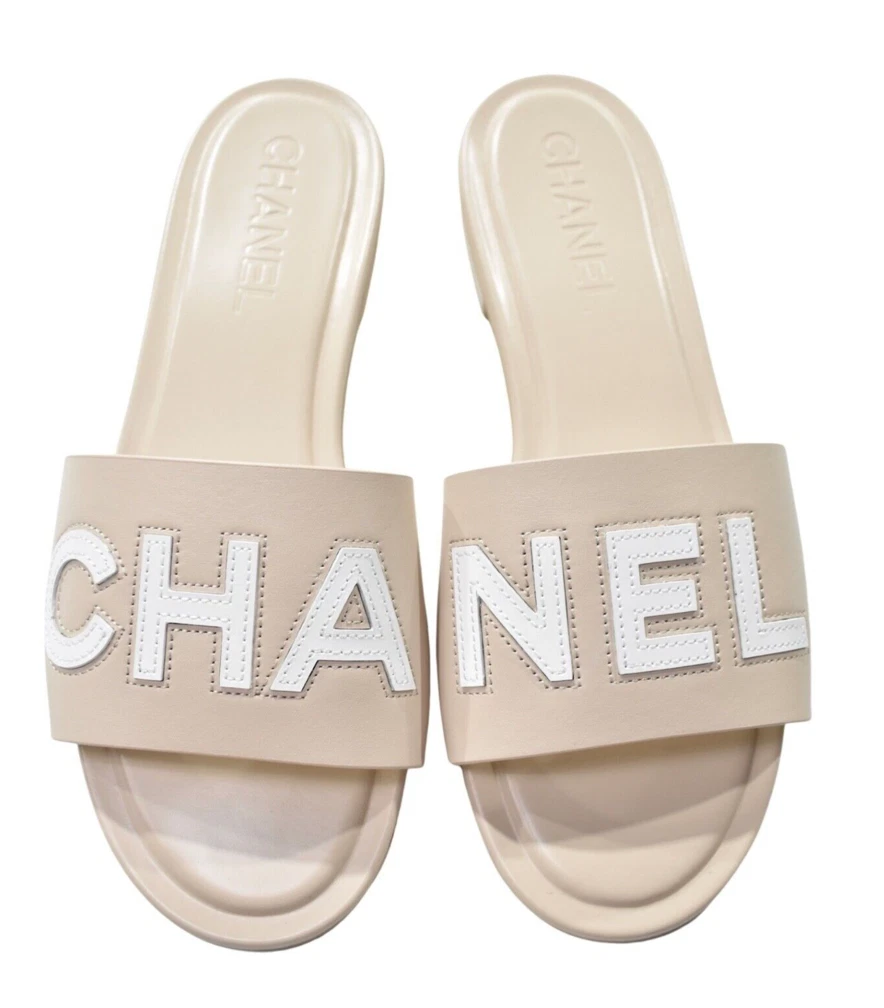 Fur chanel best sale slides