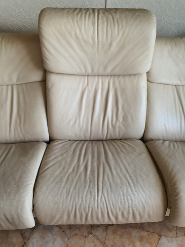 Ekornes Stressless 3er Sofa mit Relaxfunktionen, höhenverstllbare Kopfstütze uvm - Bild 4 von 8