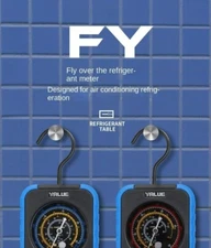 Air Conditioning Pressure Detection Fluorinated Single Meter, Refrigerant Table