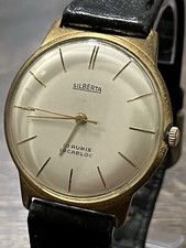 SILBERTA Herren Armbanduhr - Handaufzug (34mm) läuft