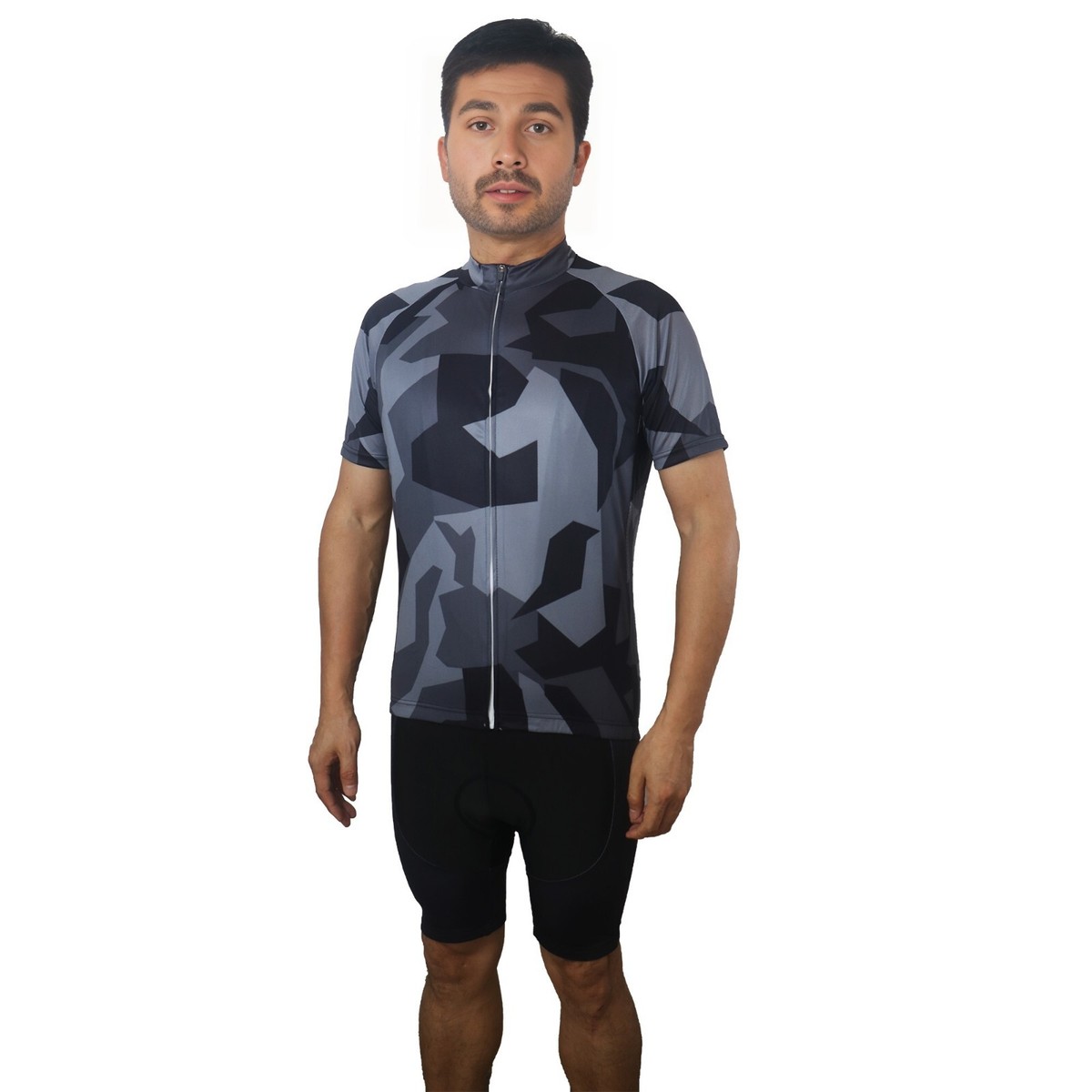 Vestidos Cortos Vestidos Cool The Sack Cycling Jersey Black Camo