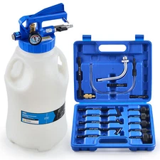 OMT 10L Transmission Fluid Pump Oil & Liquid Extractor Kit w 15 Adapters 3 Hoses
