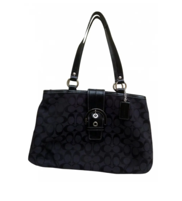 Coach Vintage F18750 Soho East West Signature C Canvas Shoulder