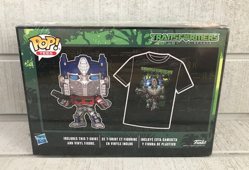 TRANSFORMERS Rise of the Beasts Funko Pop OPTIMUS PRIME Figure & XL T-Shirt NIP - Picture 6 of 7