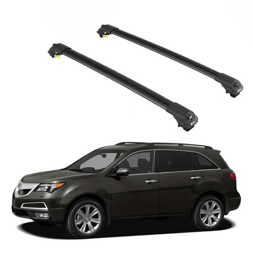 Roof Rack Cross Bars for Acura MDX YD2 SUV 2007 2013 Black set 2 pcs eBay