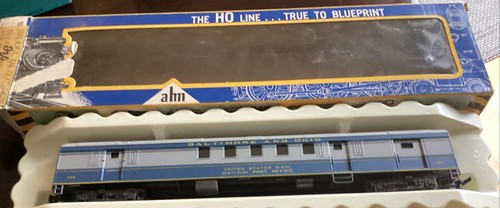 HO AHM Rivarossi 6462 Baltimore & Ohio Heavyweight RPO POST OFFICE B&O 462 | Zustand: Used