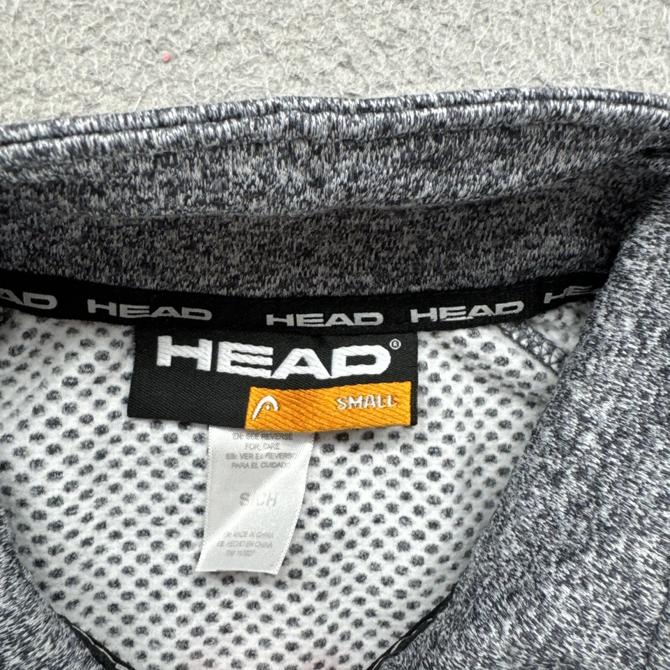 Chaqueta pulóver polar de golf HEAD atlética 1/4 cremallera para hombre talla pequeña Foto 3 de 4