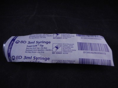 Plastic 3ml Disposable Syringes With Luer Lok Tips Sterile 10 Pack Ebay