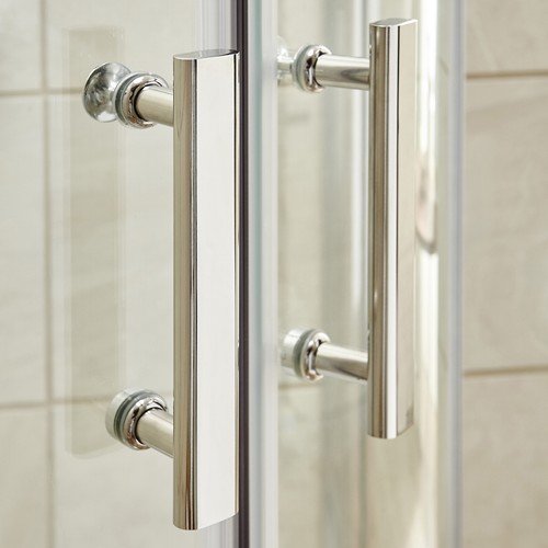 900 x 900mm Quadrant Shower Enclosure Sliding Door Walk in Cubicle Glass Screen - Picture 10 of 11