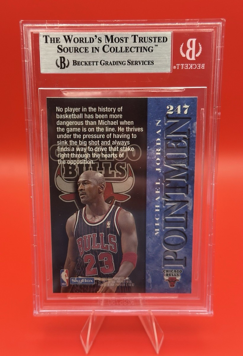 1996-97 SkyBox Premium Rubies #247 Michael Jordan BGS 9 Low Pop