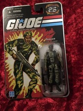 GI Joe 25th Anniversary Ranger SGT STalker 3.75  Action Figure Foil Card