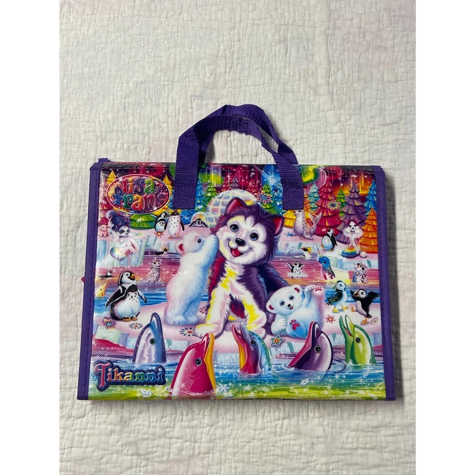 Lisa Frank Portfolio Set - Husky, Osos Polares, Pingüinos - Kidcore 90s Aesthetic Foto 2 de 4