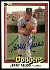 1981 Donruss #417 Jerry Reuss IP AUTO