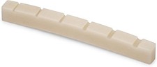 StewMac Pre Slotted Unbleached Bone Guitar Nut, For Fender, 9-1/2" Radius...
