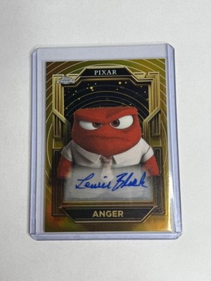 '25 Topps PIXAR GOLD | Anger by Lewis Black GILDED Autograph 
