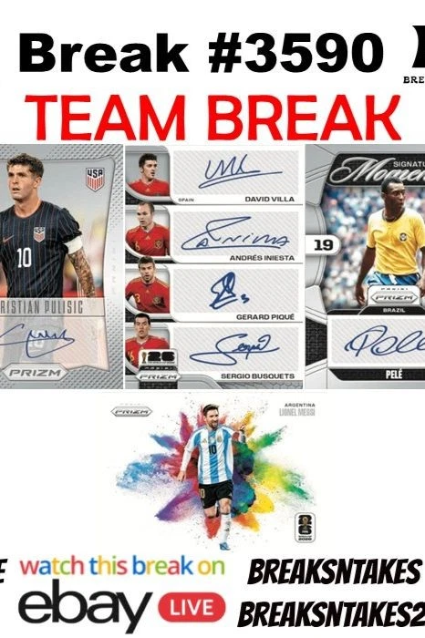 Break #3590: 2026 Panini Prizm FIFA World Cup Soccer Hobby CASE Team Break