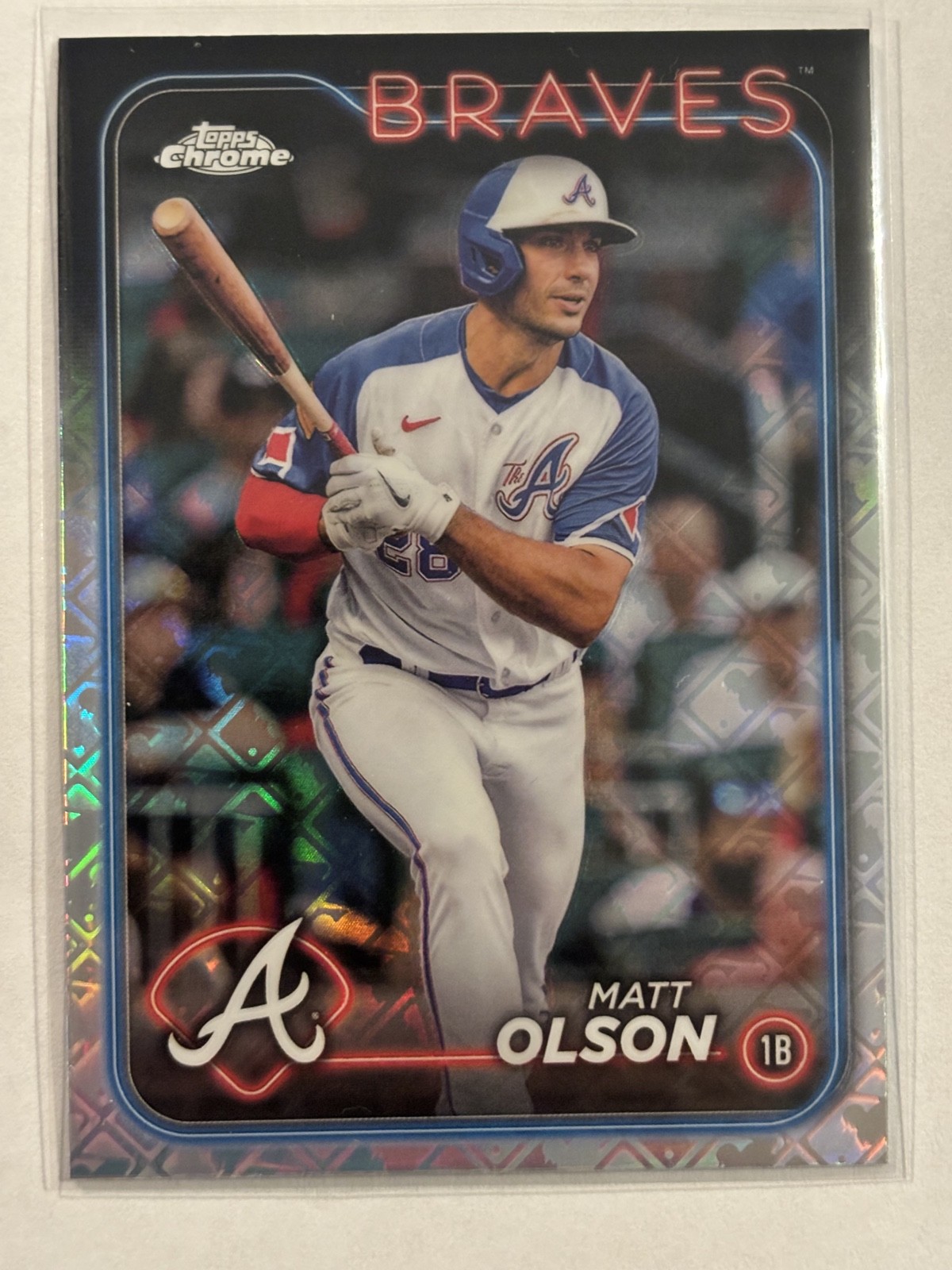2024 Topps Chrome Logofractor Edition - Matt Olson #23
