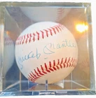 Mickey Mantle Signed Baseball Upper Deck Hologram UDA Holo Autographed