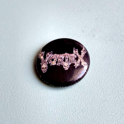 Vortex - Vortex - Logo - mehrfarbig - rund - ca. 2,5 cm - 1 Stück - Button - neu