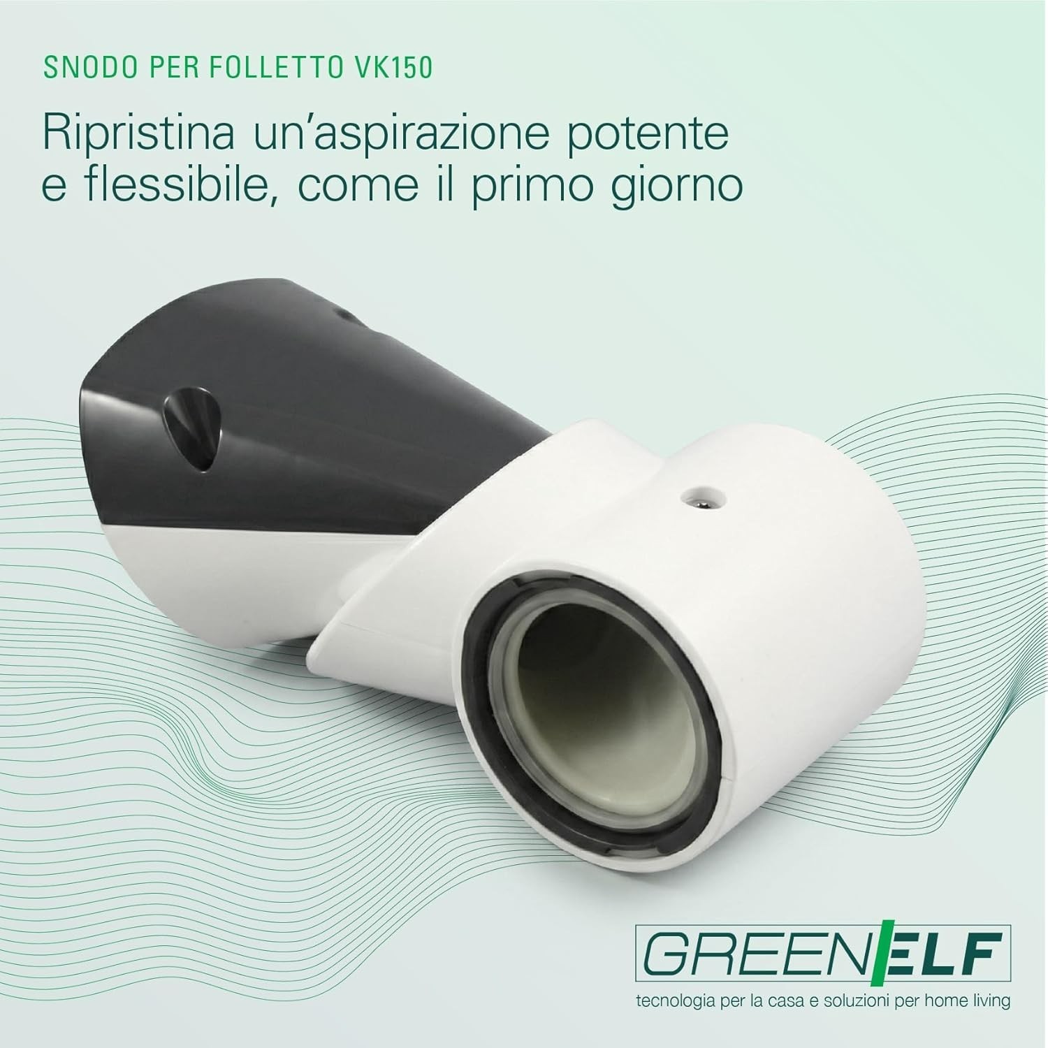 Snodo Aspirapolvere Folletto VK 150 compatibile con spazzola HD 50 Ricambi foto 4