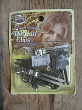 NEW Vintage 1977 Goody Pin Curl Clips 12 Pack Hair Pins Steel Spring 2.75" NOS