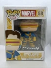 Funko Pop Cyclops Vinyl Figure #58 X-Men Marvel Comics 2014 Vaulted w/Protector