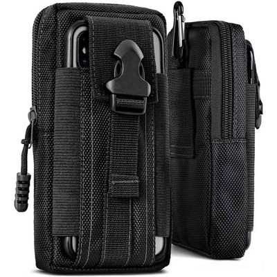 Handy Gürteltasche für Realme P4 5G Nylon Gürtel Tasche Outdoor Case Clip Etui