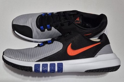 Nike Flex Control 4 Wolf Grey Black Team Orange Shoes Men s Sz 10.5 (CD0197 013)