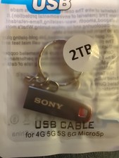 Sony USB 3.2 Flash Drive 2TB High Speed Metal Stick 4G,5G,5S,6G,Micro5p NEW