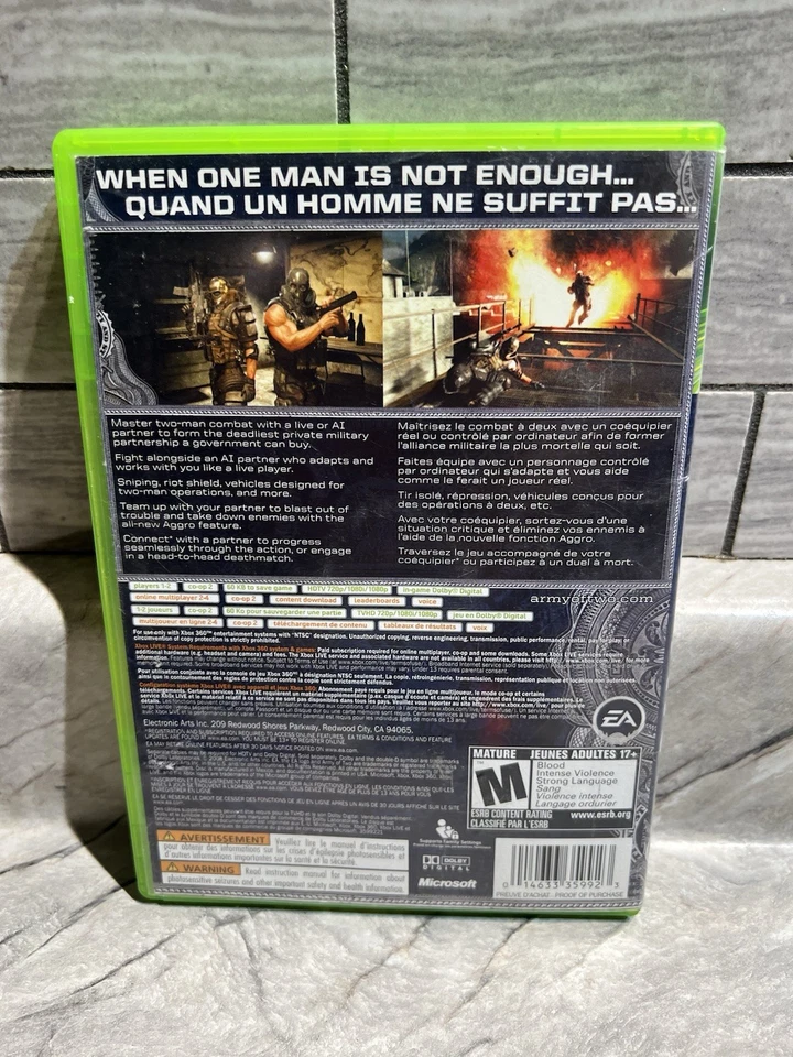 Army of Two - Microsoft Xbox 360 - Complete Cib - Image 4 of 4