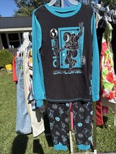 Cuddl Duds Astronaut Pajamas Set Boys Size 10