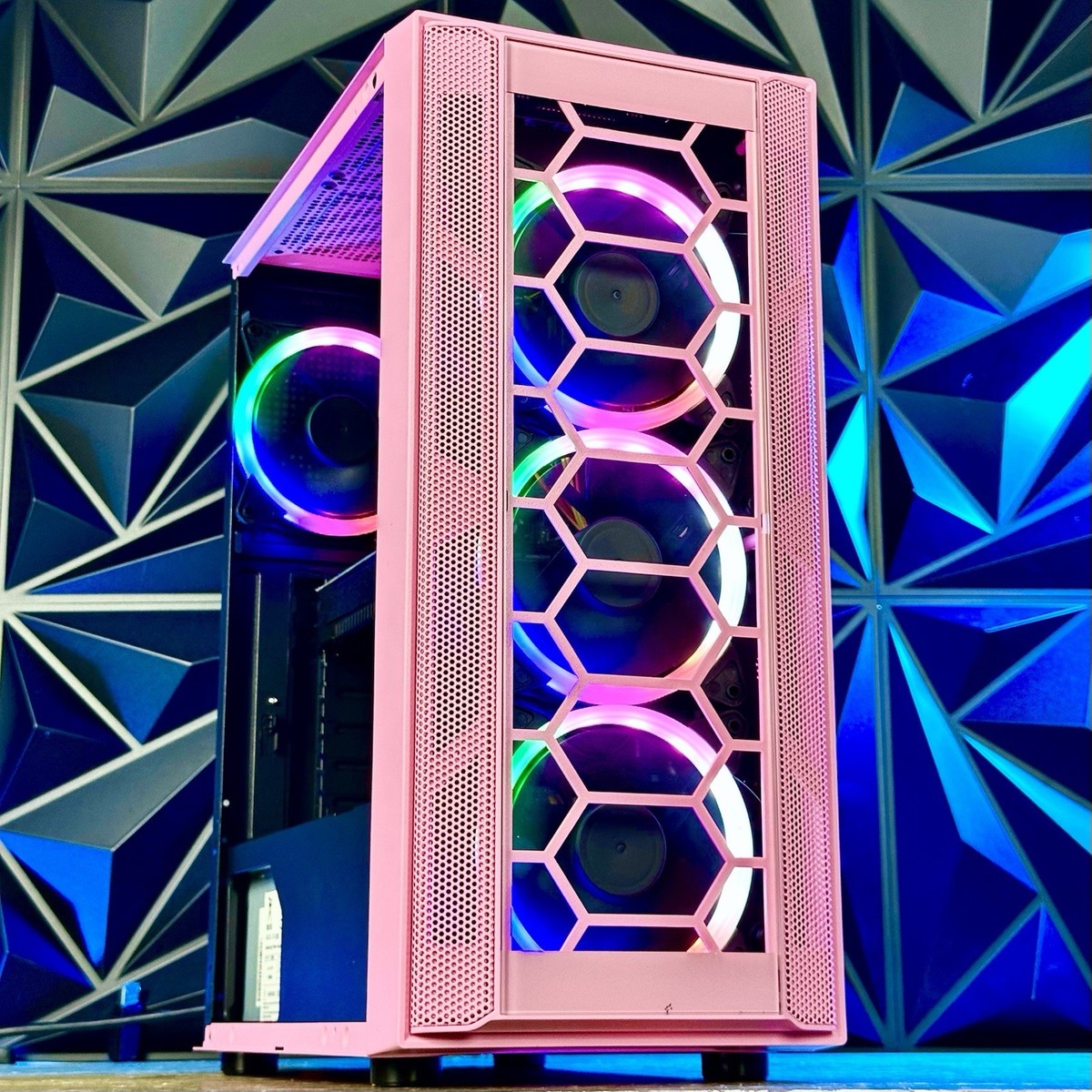 Custom Pink Gaming PC Intel Core i5 8GB 500gb Nvidia Quadro k2000