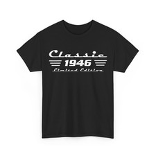 Classic 80 Birthday T-Shirt, 80Years Old Birthday 1946 80th Women Men T-Shirt