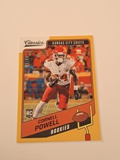 2021 Classics Football Cornell Powell Rookie #/99 In Toploader 