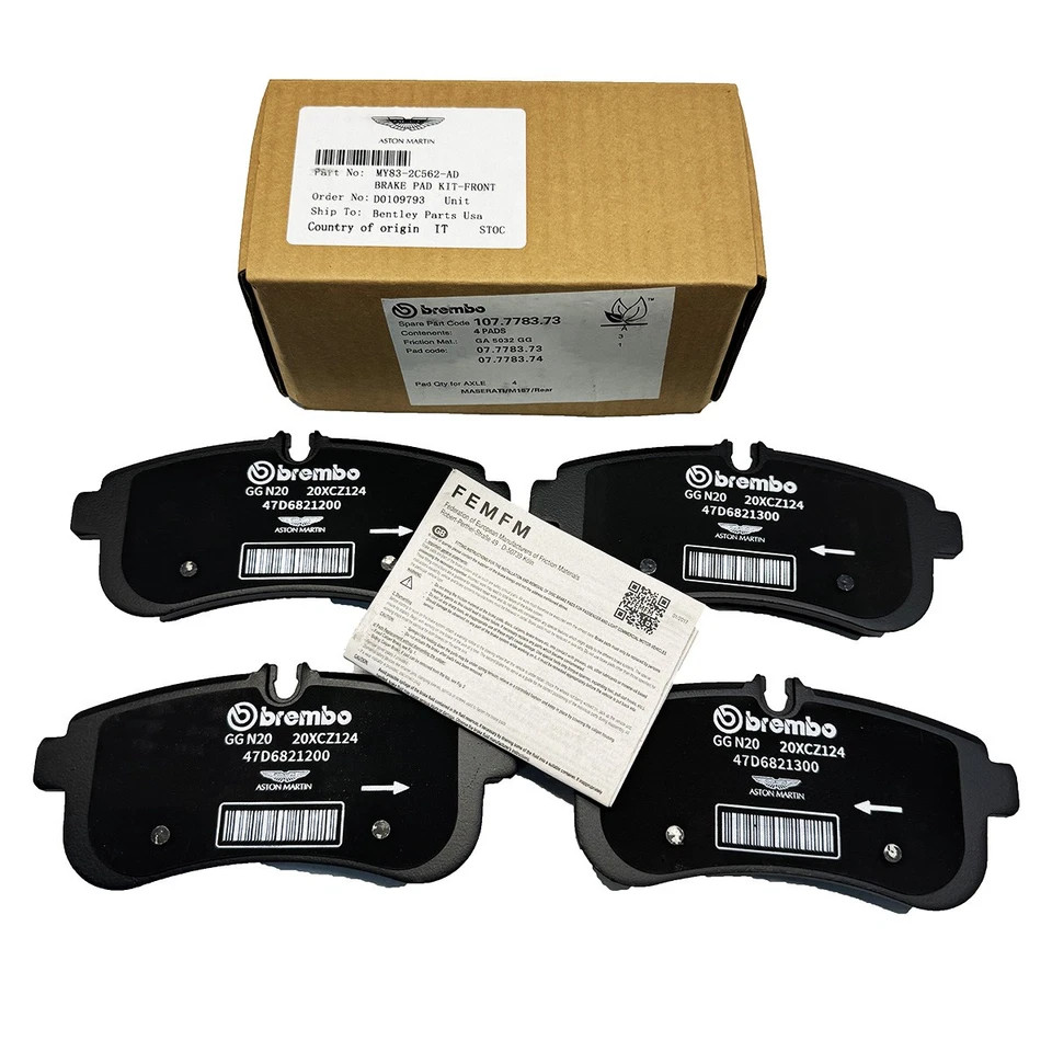 Aston Martin DBX Front Brake pad P/N MY832D007AC