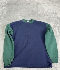 Vintage 90s Russell Athletic Pullover Sweatshirt Boys Size Large Blue