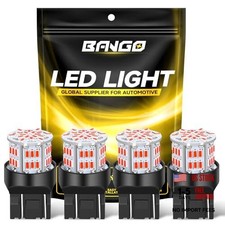 BANGO LED Bulb Red Brake Tail Light, 7440 7441 7444 T20 7443 Brilliant Red