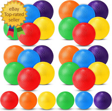 30 Pcs Playground Balls 6 Inches Dodgeball Kick Balls