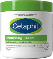 Image of Cetaphil Body Moisturiser 450g Moisturising Cream For Dry Very Sensitive Skin