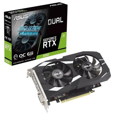 ASUS Dual GeForce RTX 3050 OC Edition 6GB GDDR6 Gaming Grafikkarte (Nvidia GeFor