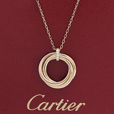 Cartier Diamond Trinity Damenhalskette in 18KT Rosegold
