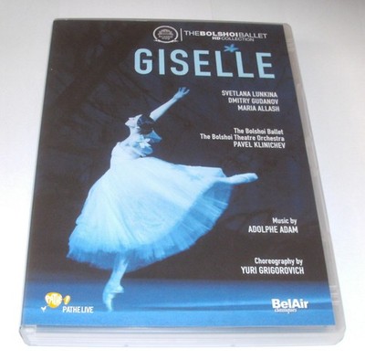 DVD GISELLE THE BOLSHOI BALLET ADAM GRIGOROVICH LUNKINA GUDANOV ALLASH