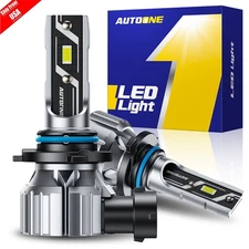 AUTOONE 9006 HB4 LED Headlight Bulbs Low Beam Fog Light 100W 45000LM 6000K White