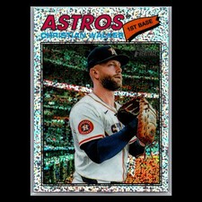 2026 Topps Heritage Baseball #217 Christian Walker Silver Sparkle Chrome