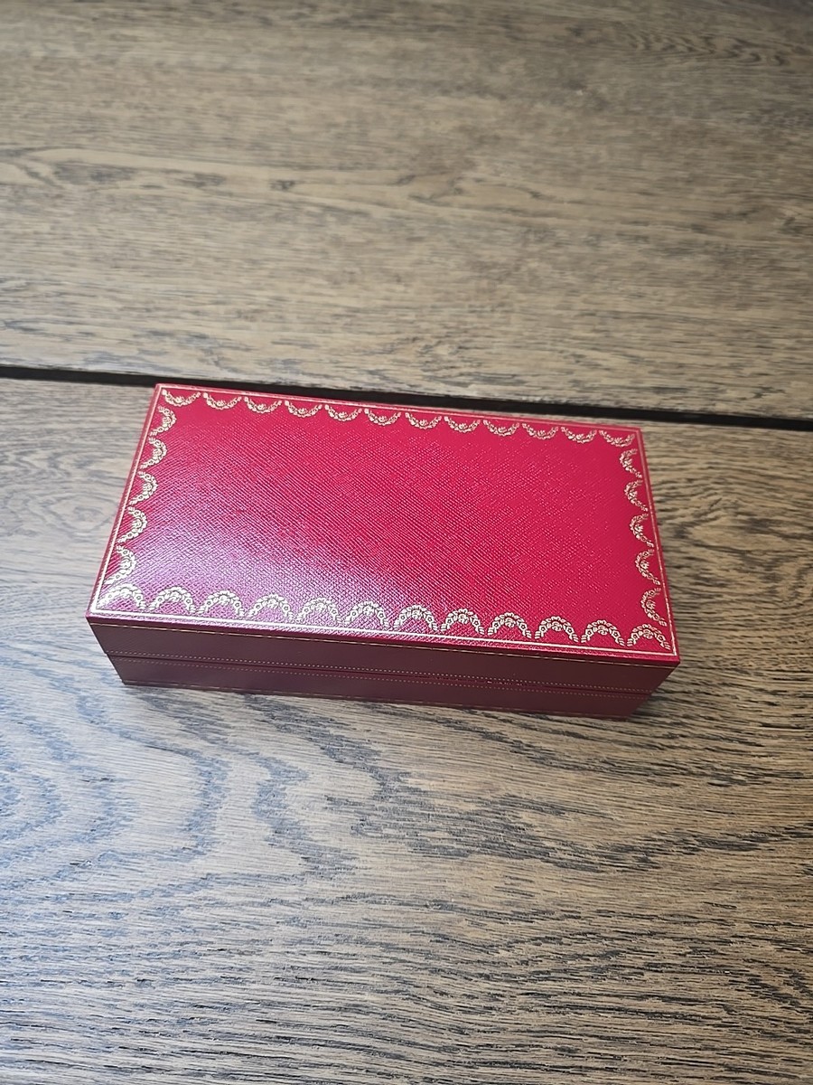Cartier Red Case Box Eyeglasses Sunglasses Authentic 