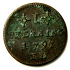 elf Germany Rostock 1 Pfennig 1797 FL  Griffon — photo 2