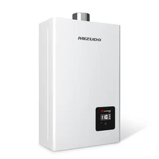 MIZUDO Natural Gas Tankless Hot Water Heater 3.6 GPM 80,000 BTU On Demand