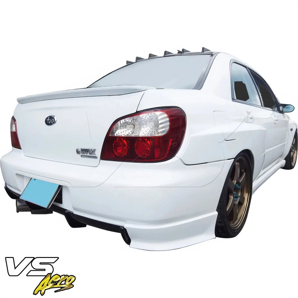 VSaero FRP LSPO WRC Wide Body Tapered Fender Flares (rear) 5pc WRX 4dr Sedan fo Foto 4 de 4
