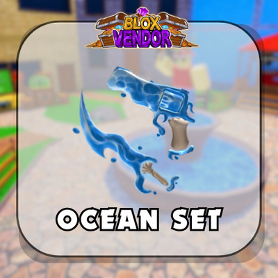 Murder Mystery 2 MM2 | Ocean Set | Ancient Godly Knives and Guns
